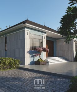 Nhà mẹ Nhi Địa điểm: Xuân Hồng - Nghi Xuân – Hà Tĩnh Diện tích đất: 1.210m2 Diện tích xây dựng: 14x13.5m Dự án: Xây mới Chủ đầu tư: Mrs. Huyền